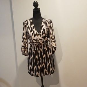 Animal Print Romper